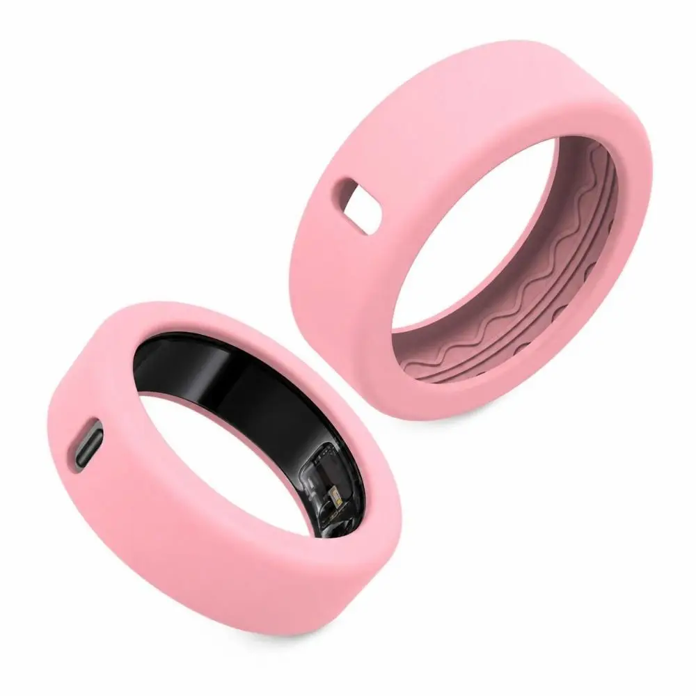 Silicone Ring Cover Elastic Anti-Scratch Ring Protector Anti Fall Dustproof Finger Wrapper for Oura Ring 4