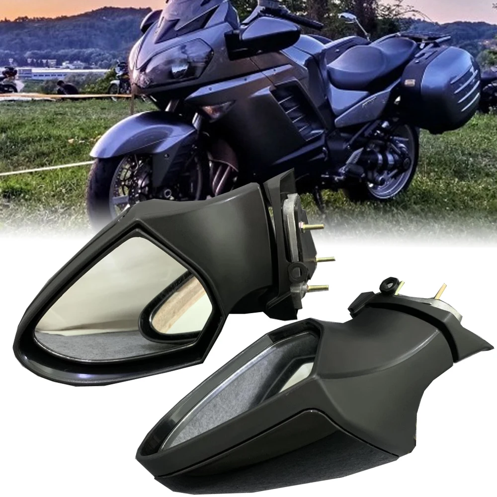 GTR1400 Rearview Mirrors Moto Side Rear View Mirror For KAWASAKI GTR 1400 ZG 1400 2006 2007 08 2009 2010 2011 ZG1400 Accessories