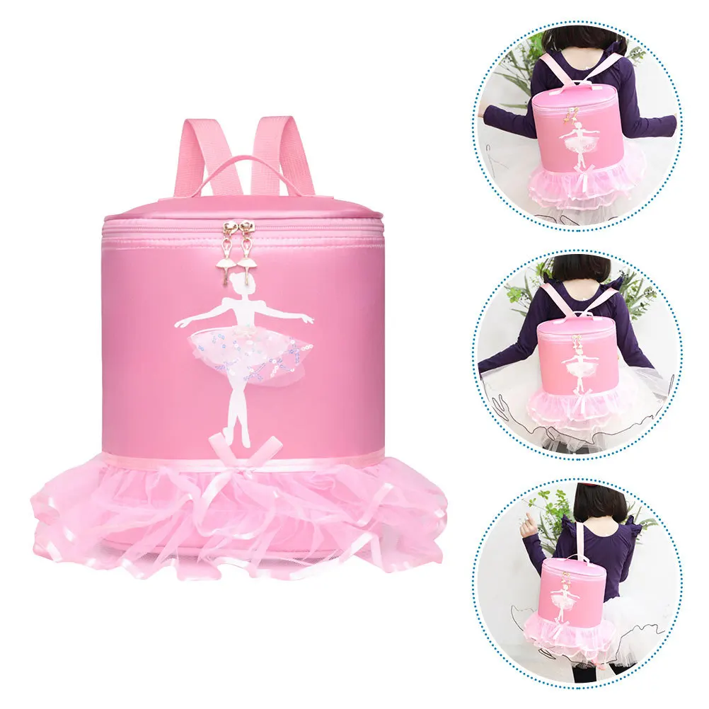 Dance Storage Dance School Girl Travel Adjustable Buckle Roomy Backpack Shoulder Kids School Bag Bag