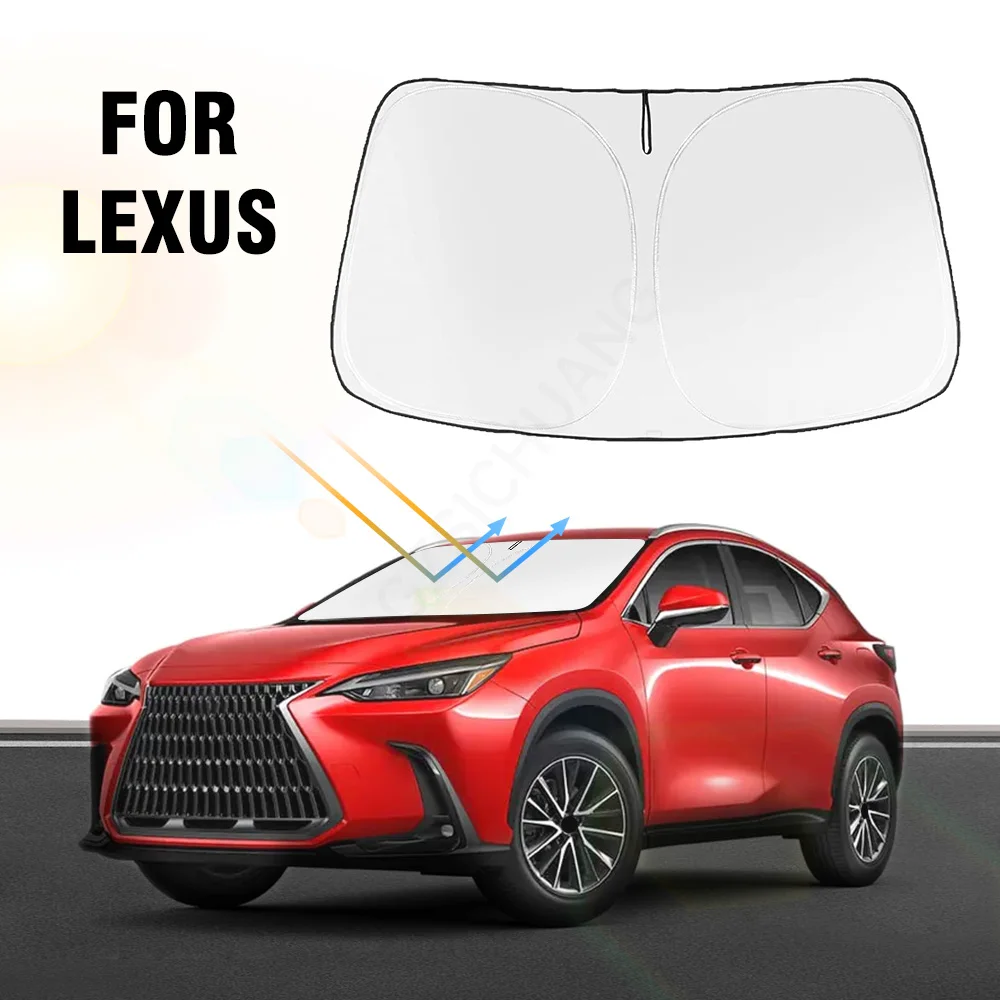 

Car Windshield Sun Shade Covers For Lexus NX UX IS 2022 2023 2024 Sunshade Visors Auto Front Window Car Interior Accessories