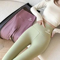 M-XL Shark Pants Women Wear Spring Autumn Winter Thin High-Waisted Belly Lift Hip Yoga Tights Small Feet Black Leggings - Image 3