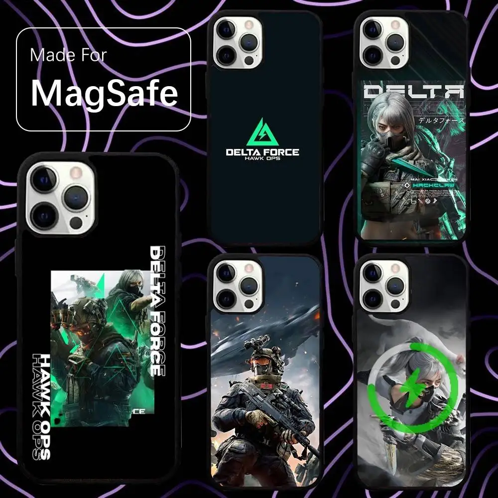 

Delta Force Hawk Ops FPS Phone Case For iPhone 17,16,15,14,13,12,11,Pro,Max,Plus,Mini,SE,Air Magsafe Magnetic Wireless Charging