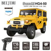 Suzuki 1:16 GH4-53 Toyota FJ40 RC Car With HG4-50 Semi Trailer Kit 4WD Electric High Speed Off-Road Truck Toys for Children Gift