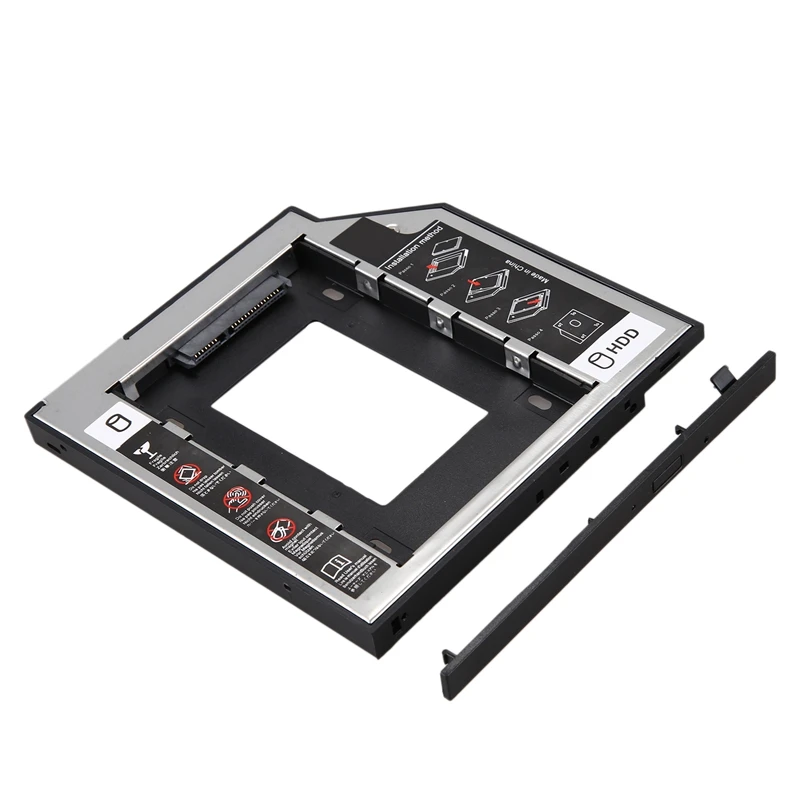 العالمي Sata 2Nd Hdd Ssd القرص الصلب العلبة 9.5 مللي متر ل Cd/Dvd-Rom خليج بصري ل Hdd Sataii Sdd القرص الصلب قوس