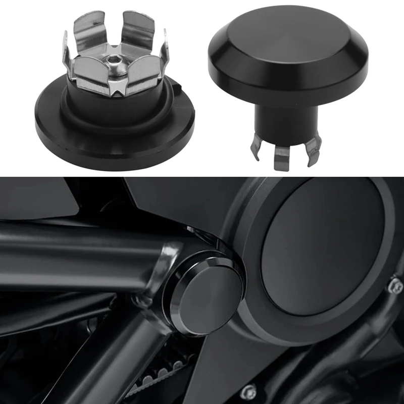 Front Axle Nut Covers Metal Motorcycle Accessories For Sportster S 1250 RH1250 S PAN AMERICA 1250 S PA1250 2021 2022