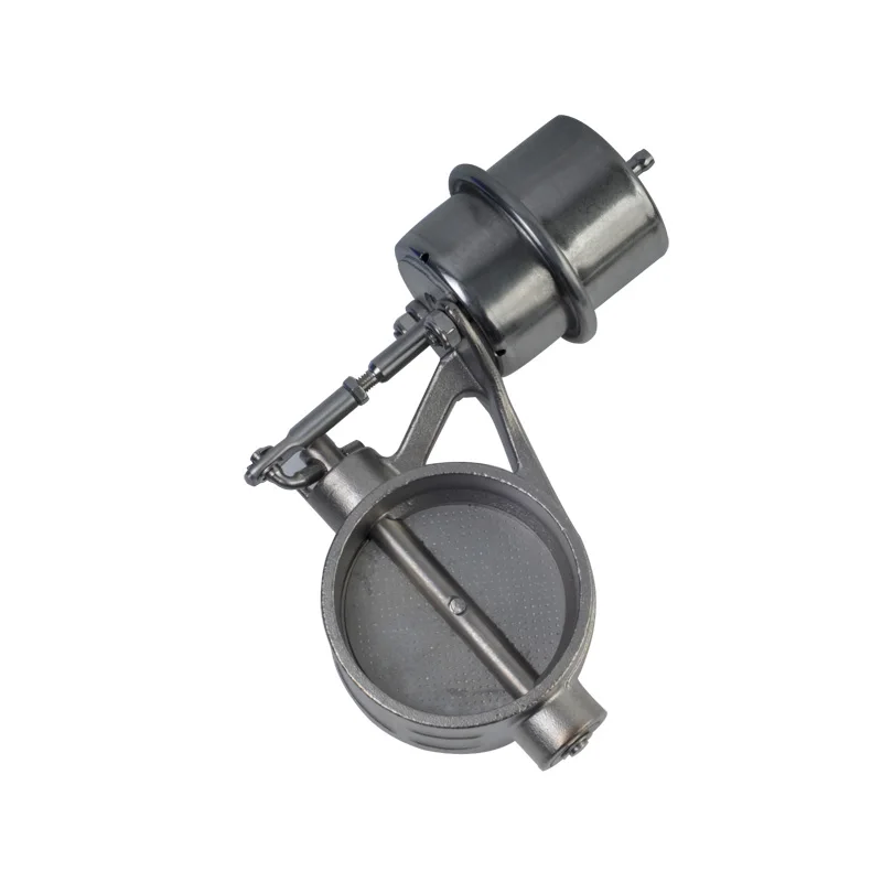 

XMSJ-2&2.36&2.5&2.75&3.0inch Stainless Steel Exhaust Control Valve Cutout Set Vacuum Actuator CLOSED Style Pipe Pressure:-2psi-5