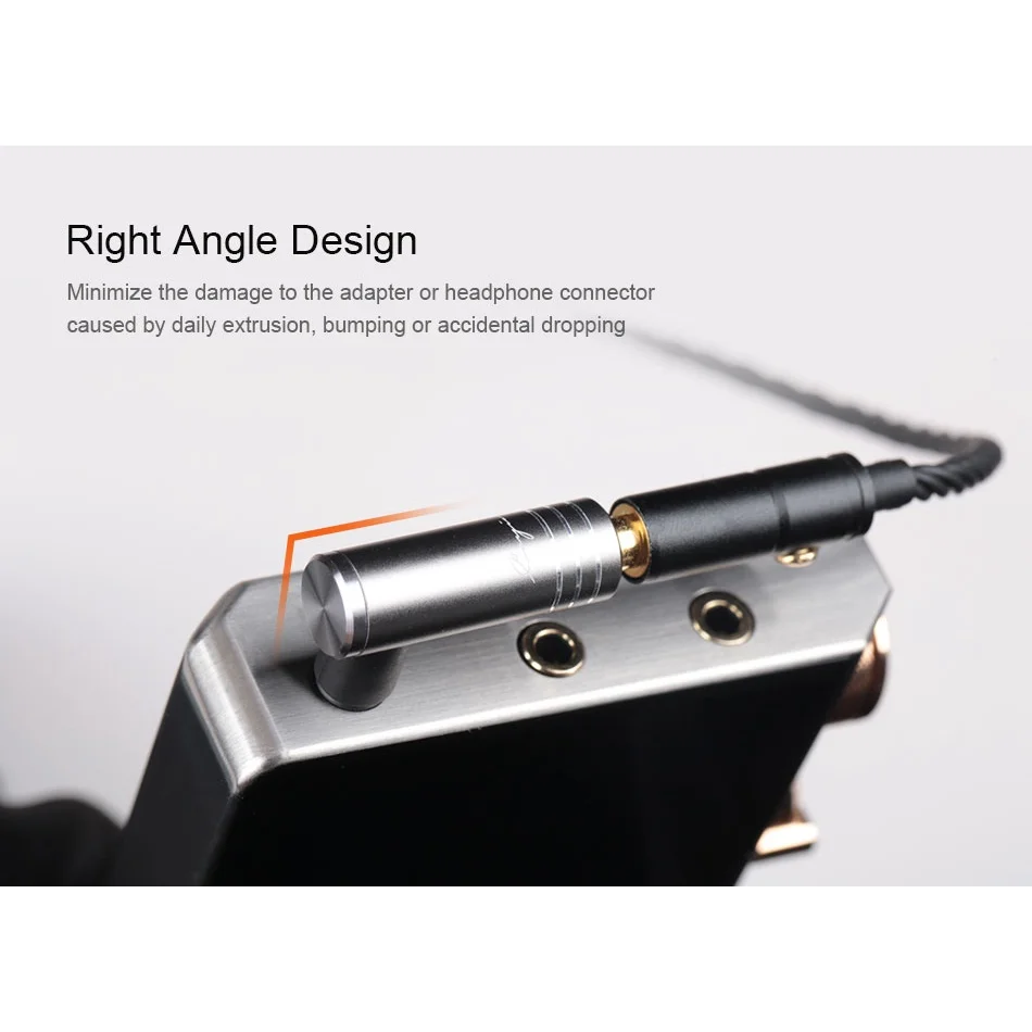 PH-4X CAYIN 4.4มม. อะแดปเตอร์ตัวเมียแบบสมดุลขนาด2.5มม. สำหรับ Shanling HIFIMAN