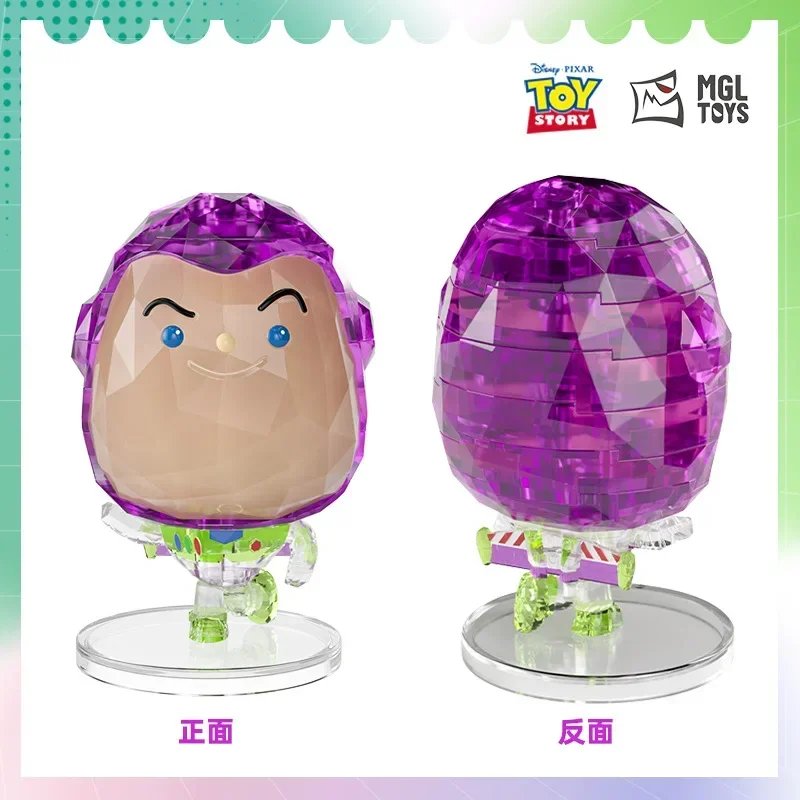 빌딩 블록 3D 모델 장난감, 토이 스토리, 크리스탈 로츠, 버즈, 외계인, 렉스, 애니메이션 피규어, 어린이 교육 장난감 선물