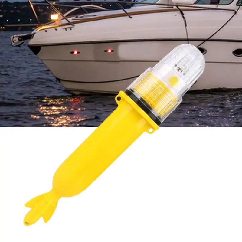 Bait Lure Lamp Fishing Tools Waterproof Warning Lights Intelligent Light Control Portable Strobe Light High Visibility For Safet