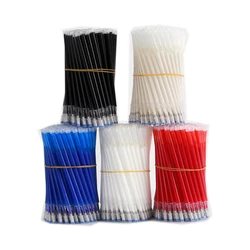 100 pièces de marqueur de tissu de tige de couture effaçable à la chaleur 1.0mm stylo de recharge de tissu de marque en cuir outil de disparition à haute température FC