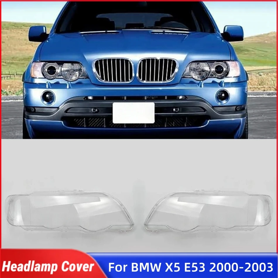 

Для BMW X5 E53 2000 2001 2002 2003 автомобильные аксессуары, крышка фары, линза для передней фары автомобиля, крышка объектива, корпус фары