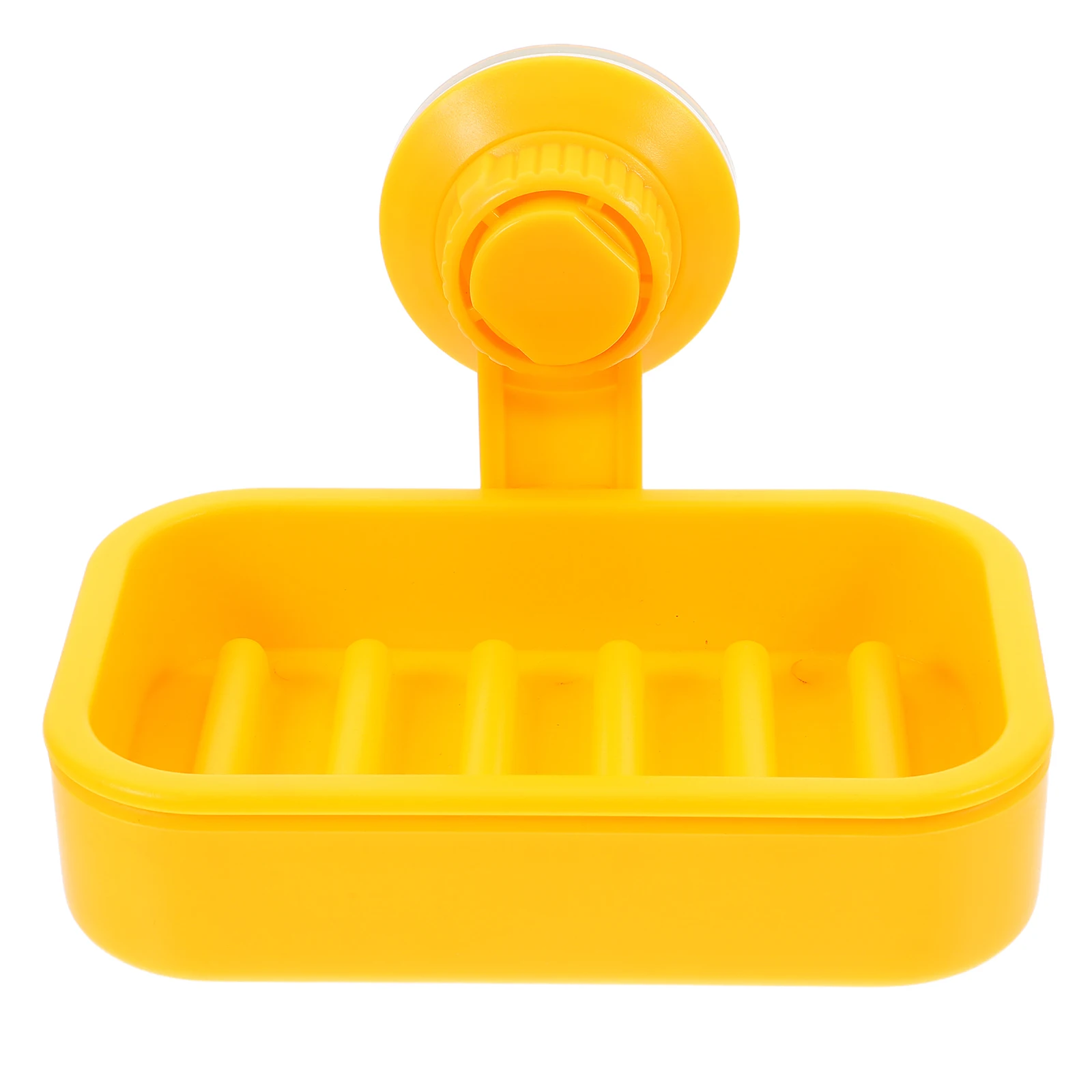 

Suction Cup Soap Dish Large WallMounted Bathroom Holder Easy Install Remove Plastic Travel Shower Grooved Bottom Kitchen Sink