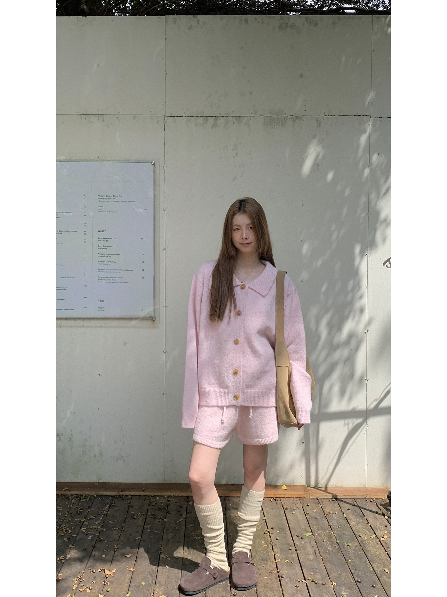 Rood Personali gebreid open vest dames vroege herfst Faion 2025 nieuwe roze top lange Sve trui Jaet