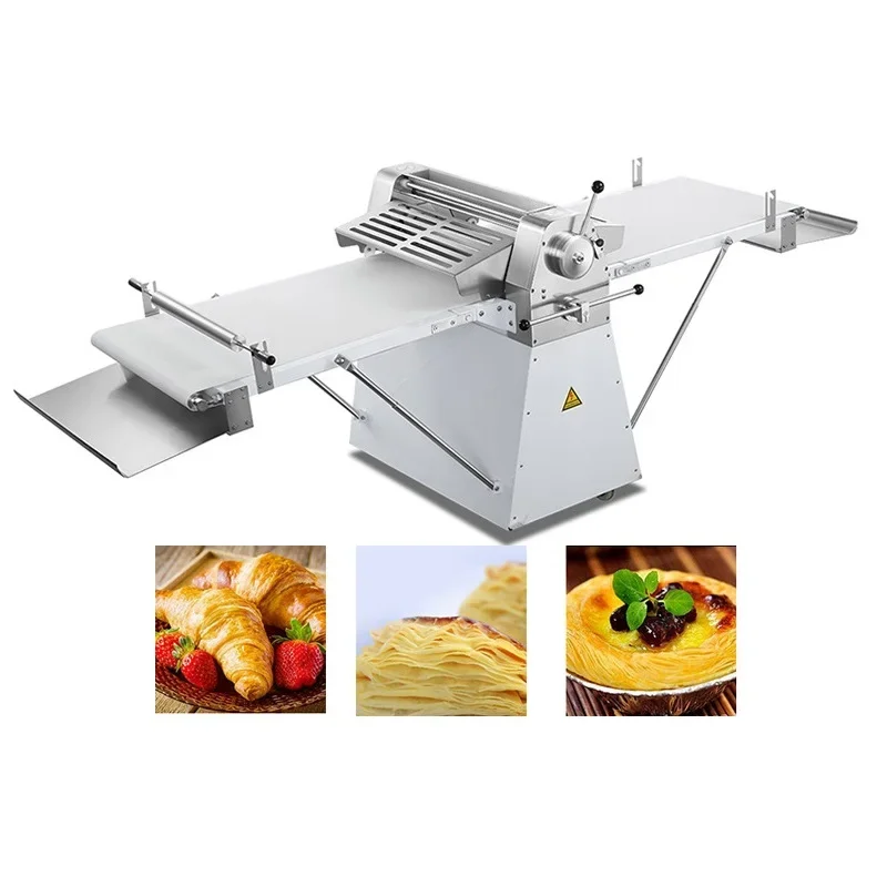 CE Croissant Small Roller Puff Pastry Dough Sheeter Bakery Laminating Machine For Bread Laminator Patisserie 220v Shop Equipment