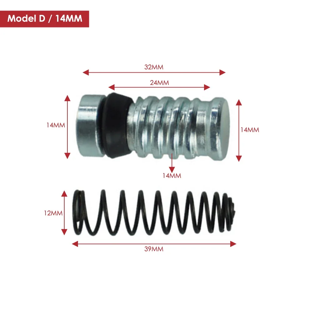 1 مجموعة دراجة نارية مخلب الفرامل أسطوانة رئيسية إصلاح أطقم 14 مللي متر 12.7 مللي متر 11 مللي متر المكبس المكبس إصلاح أطقم أسطوانة رئيسية الحفارات إصلاح #5
