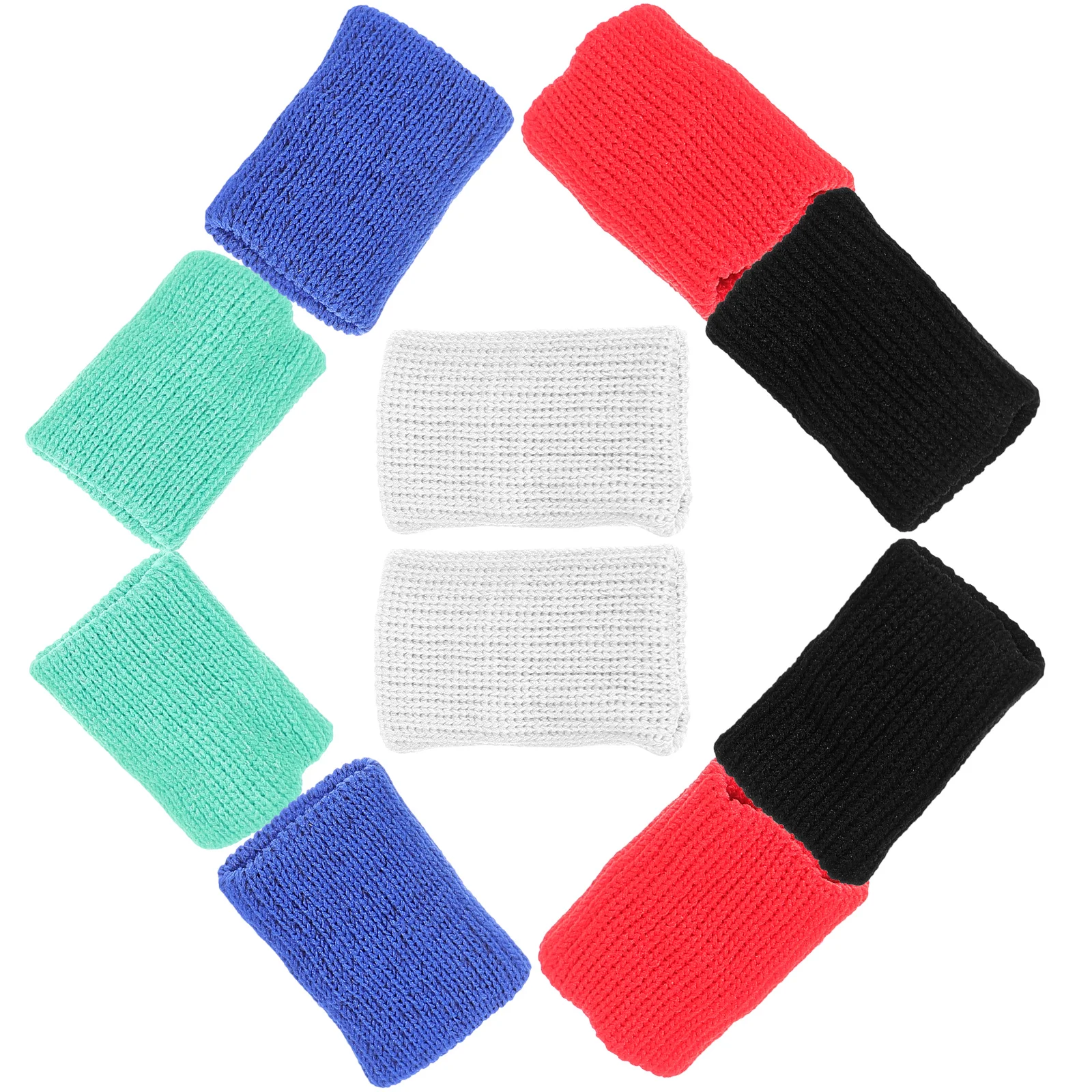 

10 Pcs Finger Protector Drum Accessory Soft Knitting Cover Sleeve Protectors for Percussion Instrument Accessories