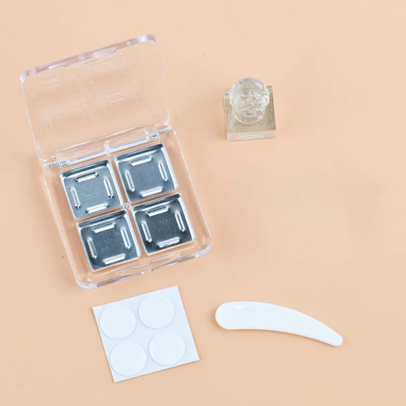 Eye Shadow Subpackage Tray Diy Tool Self-made Sample Color Test Tray Empty Tray Portable, Travel, Business Trip