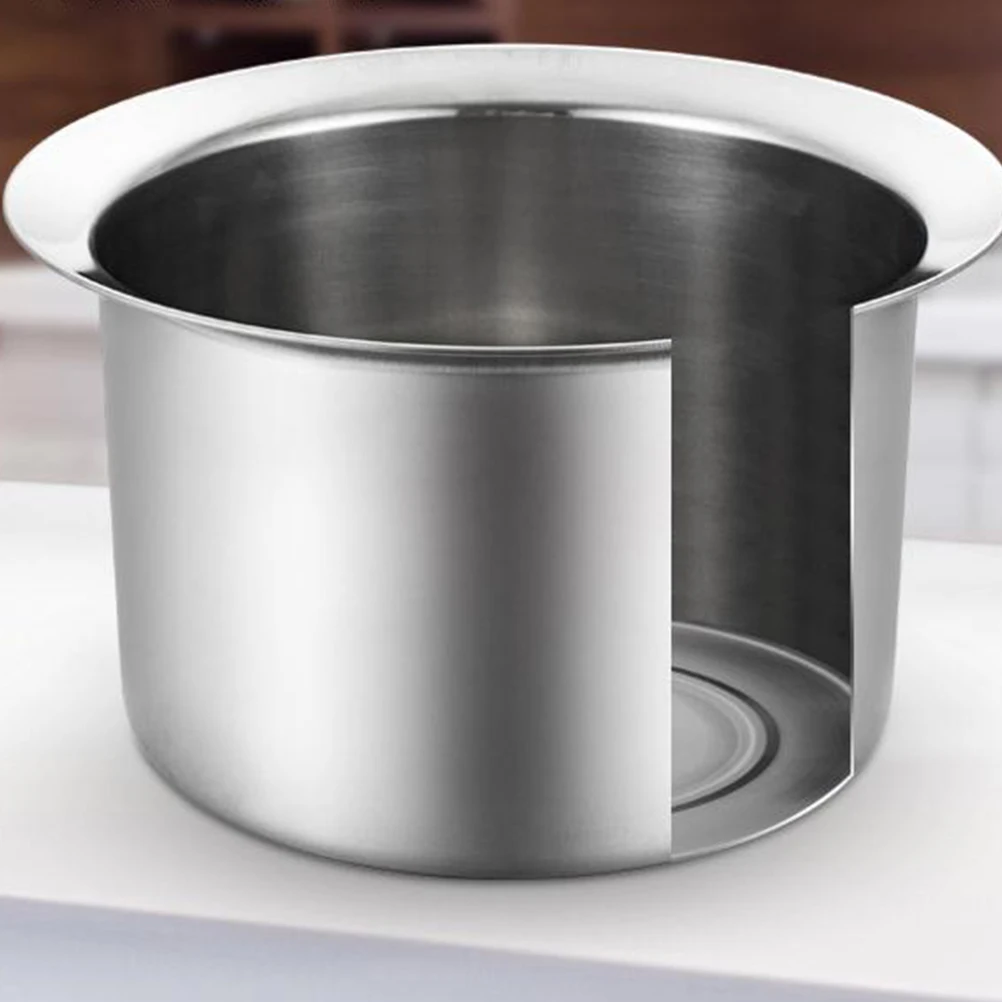 

1pc Stainless Steel Sputum Cup Thickened Household Bedpan For Adult Non-Stain Easy Clean Portable Cuspidor Bathroom