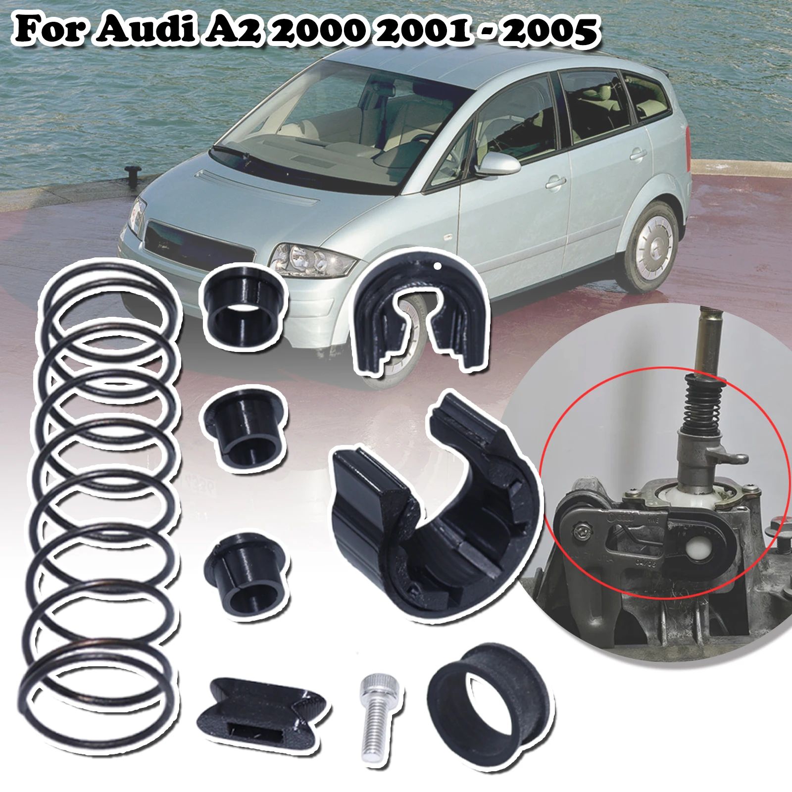 Upgrade Enhanced Gearbox Repair Kit For Audi A2 Manual Trans Shifter Gear Lever Spring Bearing Shifter Bearing 2000 2001 - 2005