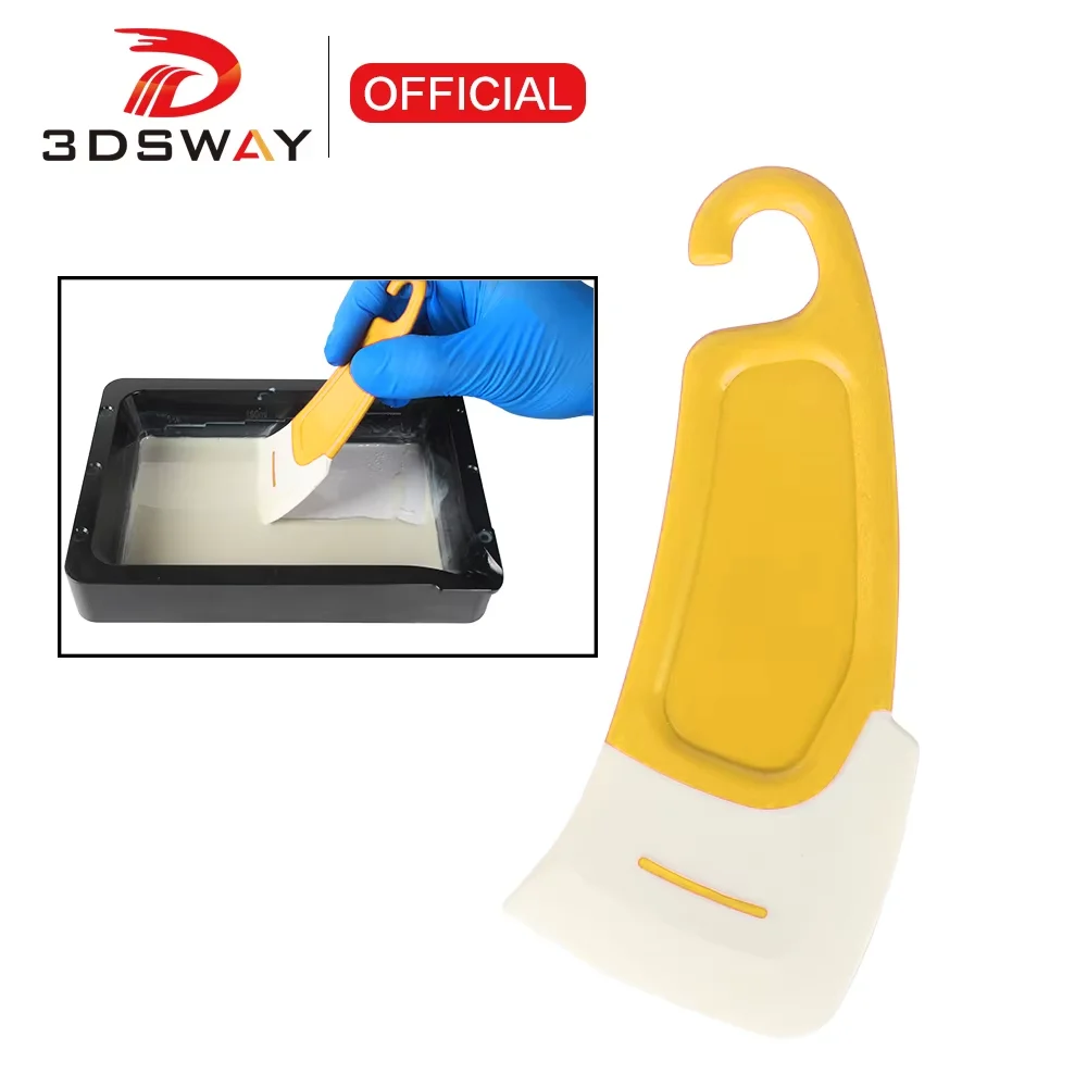 3DSWAY Light curing 3D Printer Parts Resin Trough Tank Cleaning Scraper for Anycubic Photon Elegoo MARS LCD DLP SLA Color Random