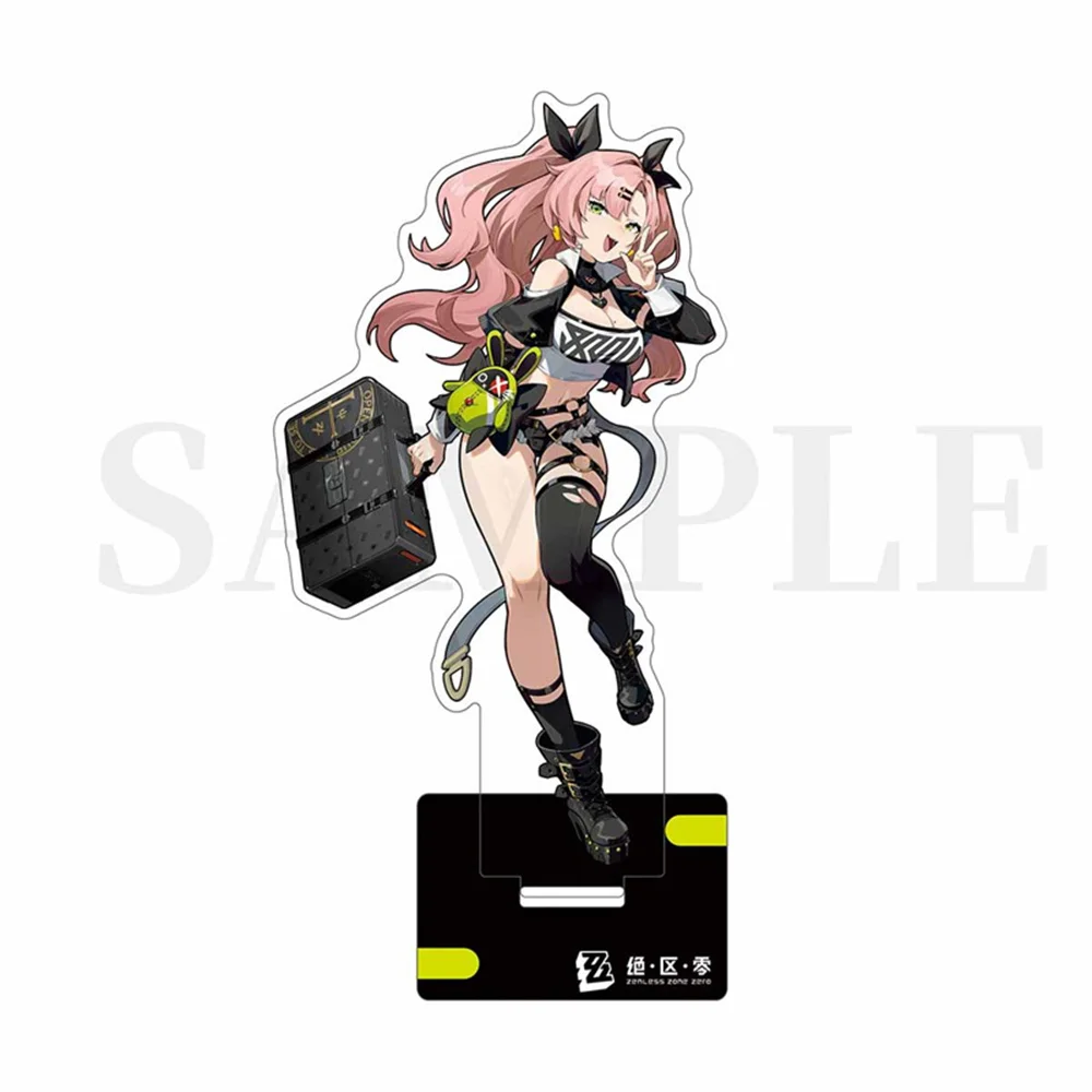 New Hot Game Zenless Zone Zero Nicole Demara Billy Kid Von Lycaon Acrylic Stand Model Plate Keychain Desk Decor Collection gift