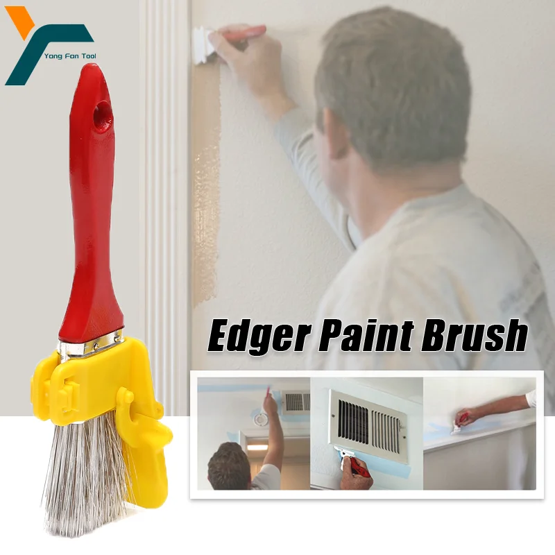 Paint Edger Brush Multifunctional Paint Roller Paint Separation Latex  Wall Paint Brush Corner Paint Brush Home Improvement Tool