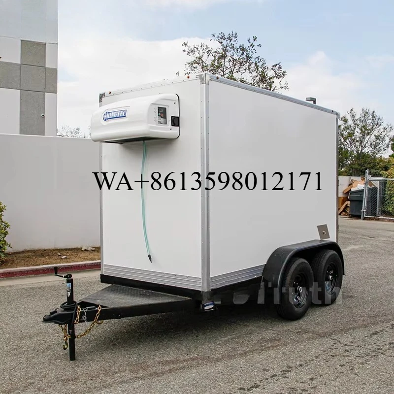 Custom Small Refrigerated Trailer for Pharmacy Vaccine Medical Drugs Temperature Control Transport