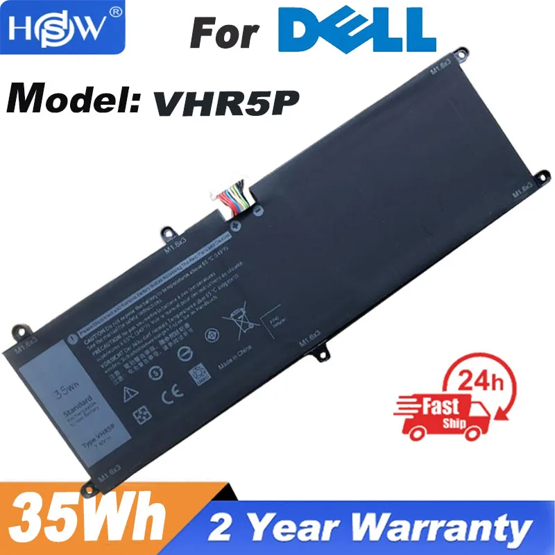 

New VHR5P 7.6V 35Wh Battery for Latitude 11 5175 5179 Tablet XRHWG 0XRHWG RHF3V