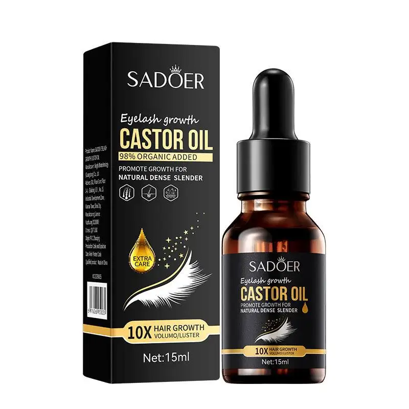 Eyebrow Eyelash Growth Oil Natural Castor Oil Eyelashes Growth Essential Oil Thick Longer Nourishing Enhancer Products