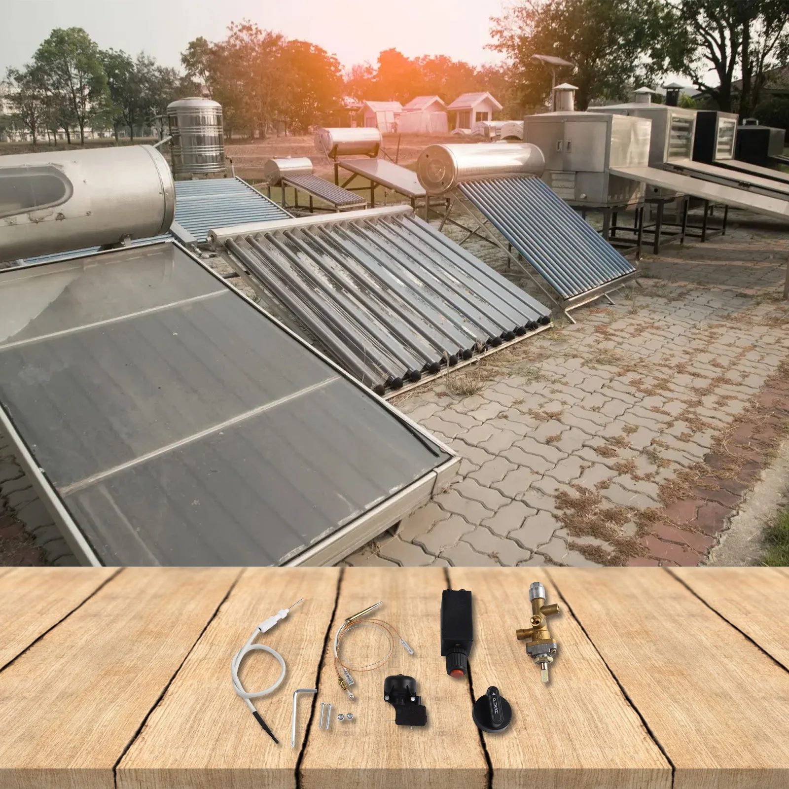 

Улучшите свой комфорт на открытом воздухе. Набор основных запасных частей из 7 предметов, предназначенный специально для домашних патио. Источники тепла.