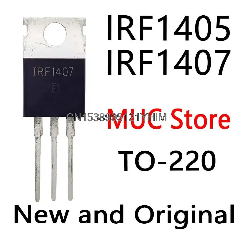 10PCS New and Original Transistor TO-220 IRF1404 IRF3708 IRF1405 IRF1407 IRF2807 IRF3710 IRF1010E IRF1310N IRF2804