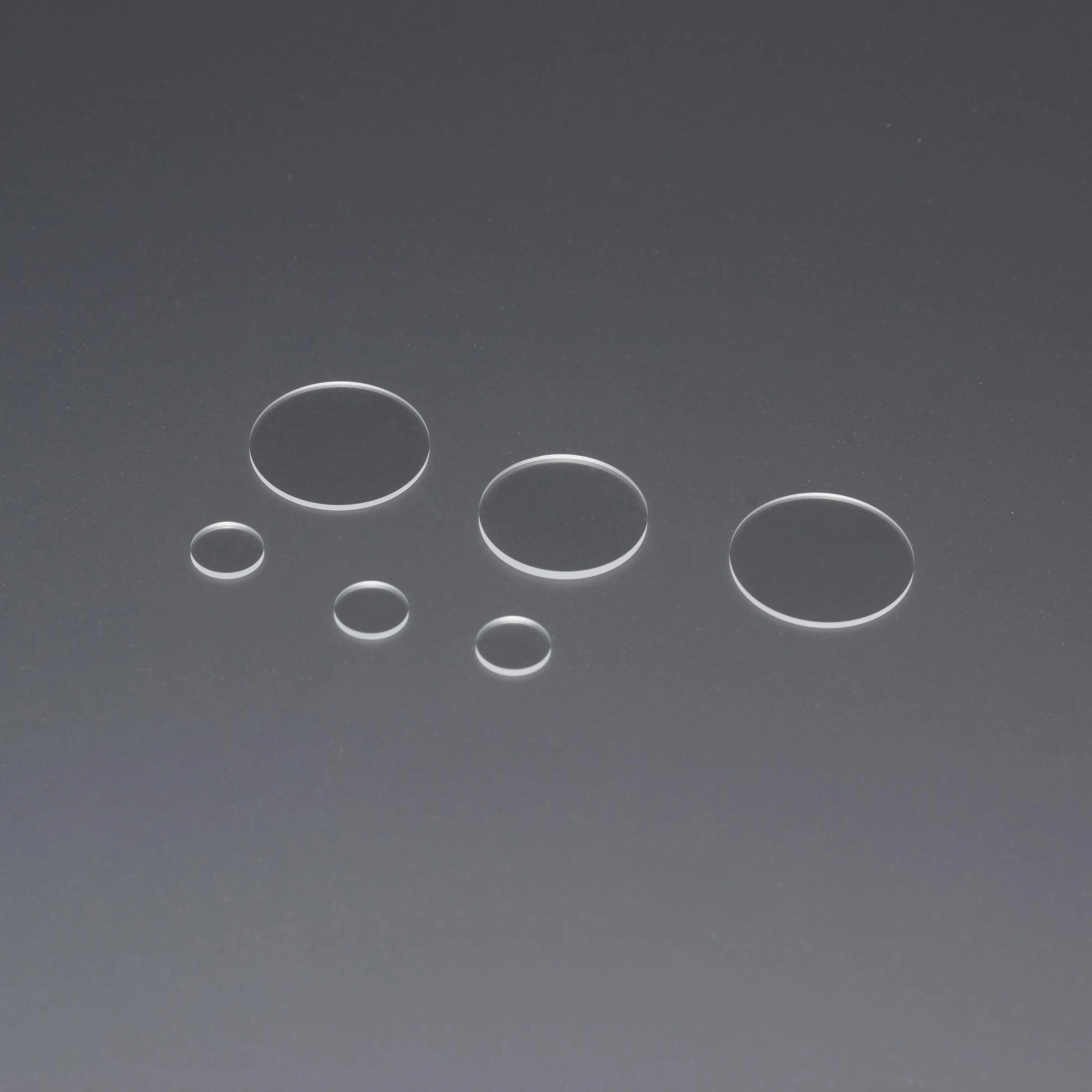 Round 5/10/20/30mm B270 Ultra White Crown Glass SCHOTT B270 Optical Transparent Clear Glass Substrate Thick 1mm 2mm