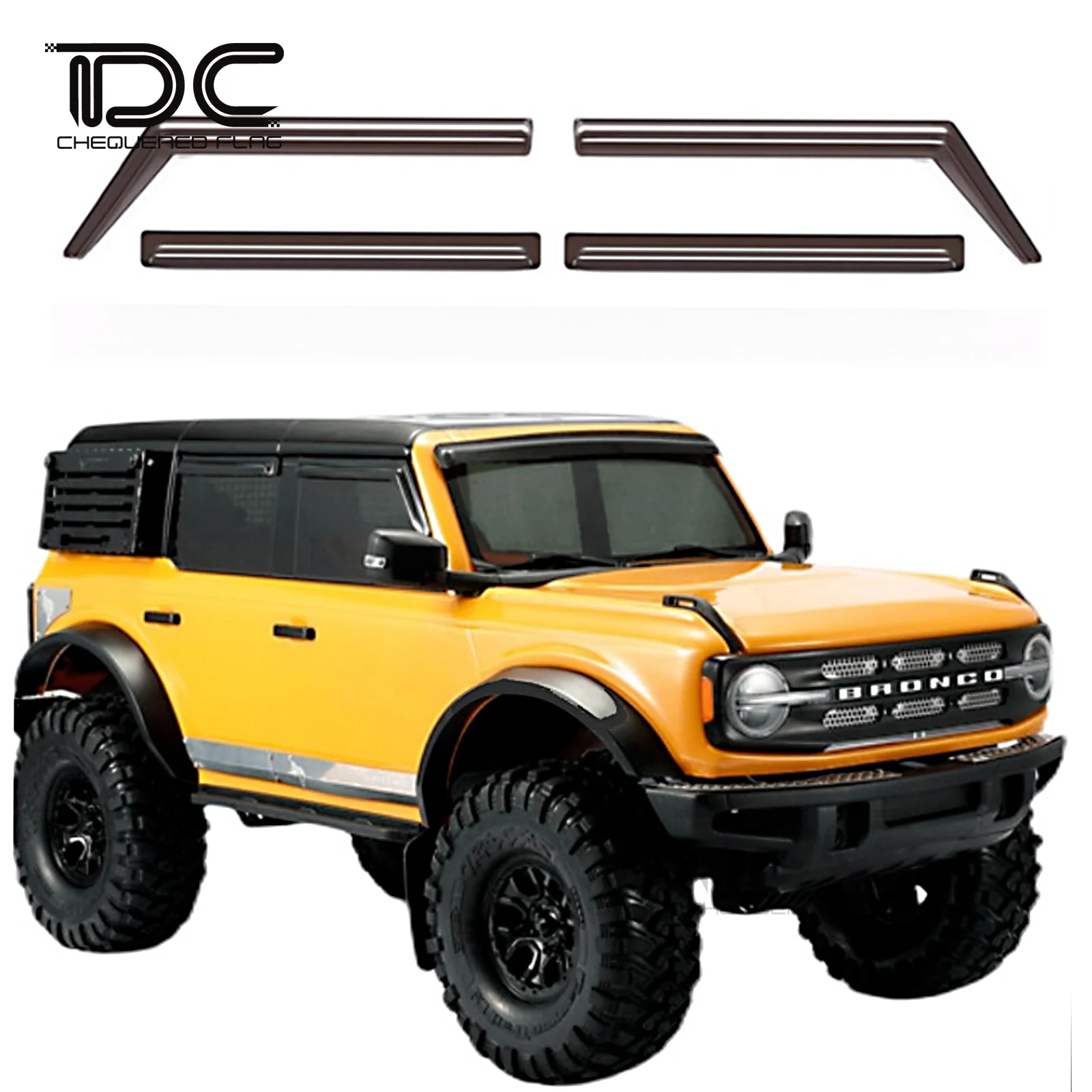 Pièces RC Pour Bronco T4 1/10 – Abat-jour Et Cadre De Lampe, Housse De Protection, Kit Upgrade
