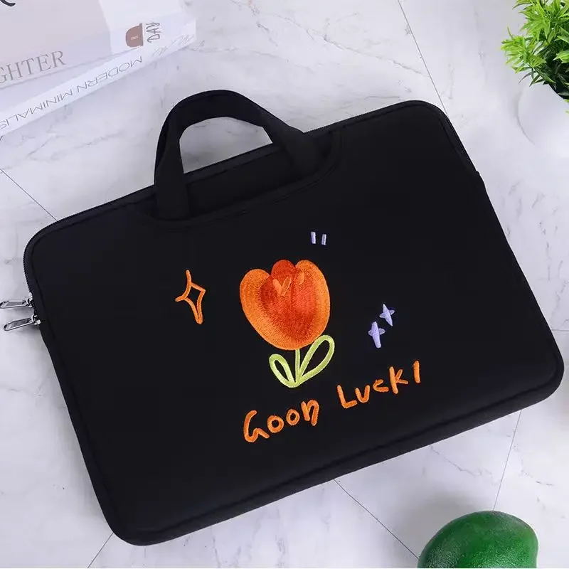 Ins New Cute Anglicanum Laptop Bag 13/13.6/14/15/15.6 Inch anti-shock Handbag for Samsung Ipad Macbook Pro HP Huawei Xiaomi