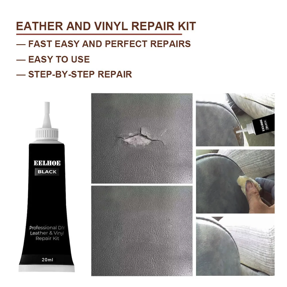 40/20M Leather Repair Gel Refurbish Cleaner Repair Cream Advanced Lea Repair Gel Car Seat Instrument Panels Coat Repair Cream