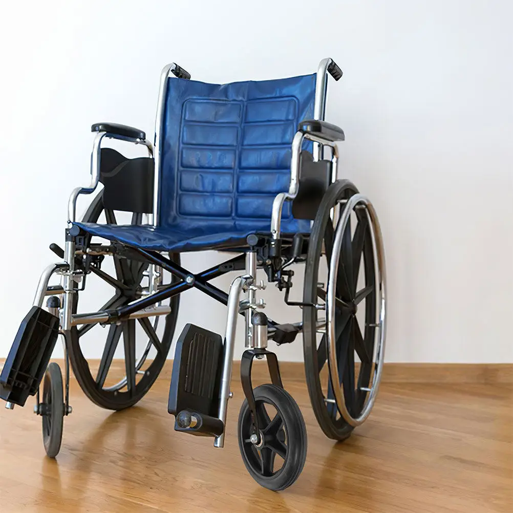 4Pcs Wheelchair Front Wheels 7 Inch Heavy Duty Rubber Tires Smooth Rolling Casters for Wheelchairs Walkers Seniors Universal Fit