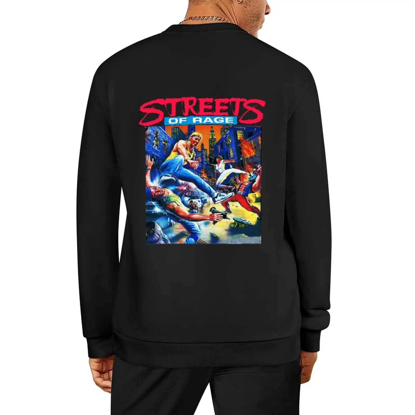 

Streets of Rage cover art Gift Perfect Pullover anime clothes japanese style autumn men's coat sports sweatshirt man