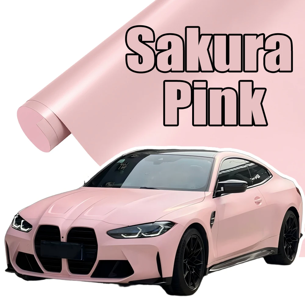 

ПЭТ Extinction Сакура самоклеящаяся автомобильная виниловая пленка для салона автомобиля, внешние наклейки, универсальные аксессуары «сделай сам», 1,52/3/16,5 м