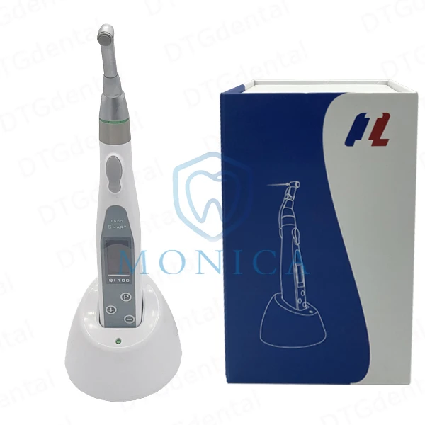 wireless endo motor with led light/dentals endo motor Cordless Endodontics Micromotors 16:1 contra angle handpiece with LED