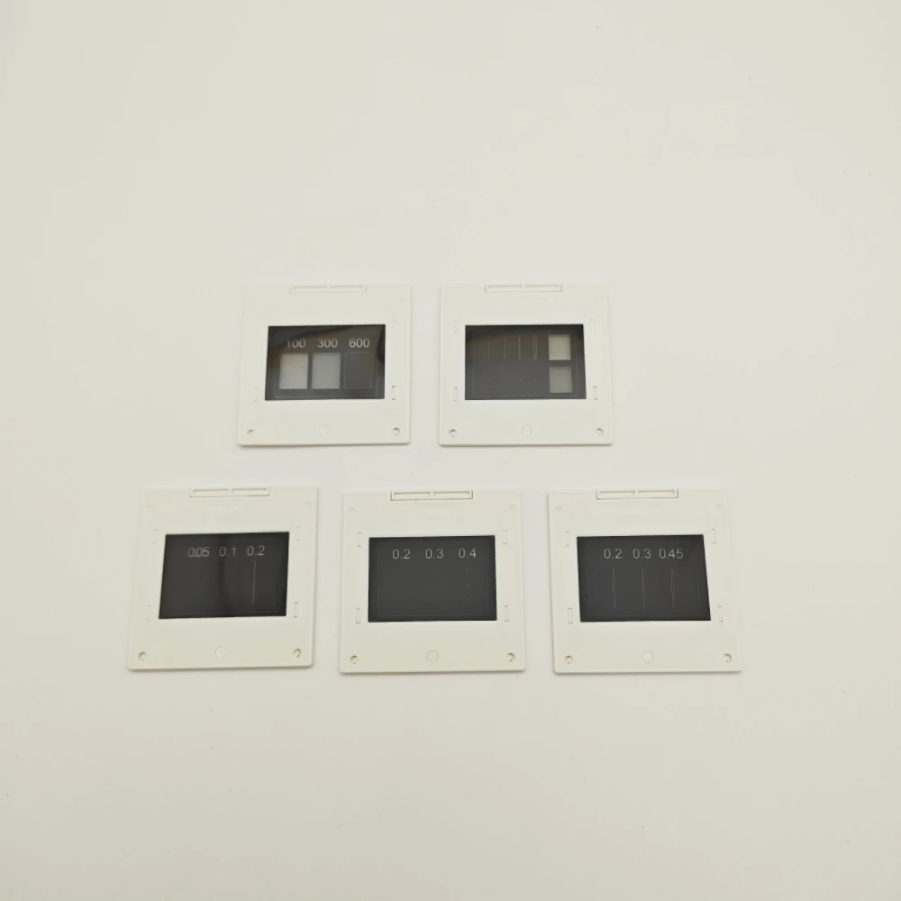 5Pcs Interference Diffraction Grating Sheet Optical Experiment Diffraction Film Single Double Triple Slit Physics Teaching Aid