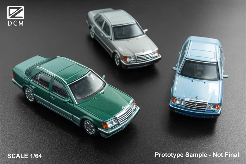 

(Pre-order) DCM 1:64 500E Lake Blue / Emerald / Titanium grey silver Diecast Collector's Vehicle Model Car