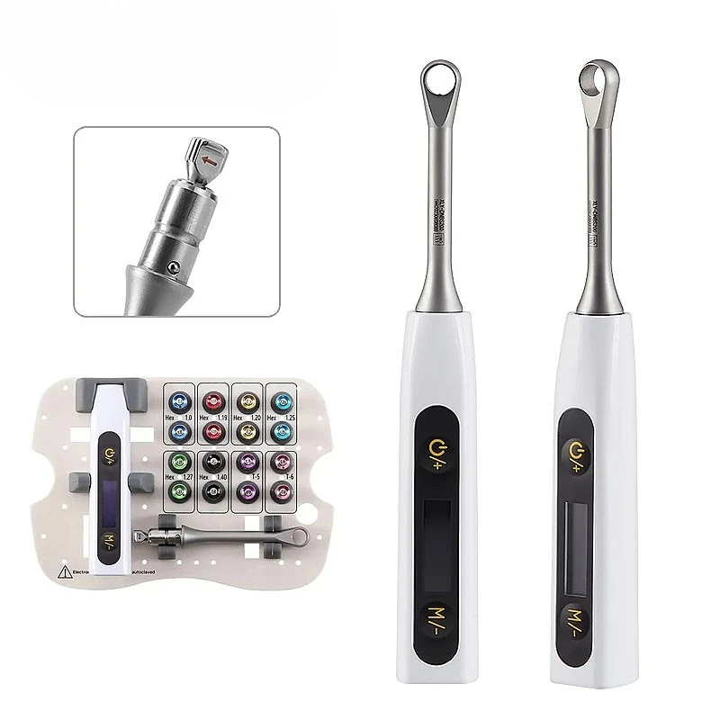 Dentals Implants Torque Screw Driver Wrench Colorful Electronic Universal Tools Kit Box