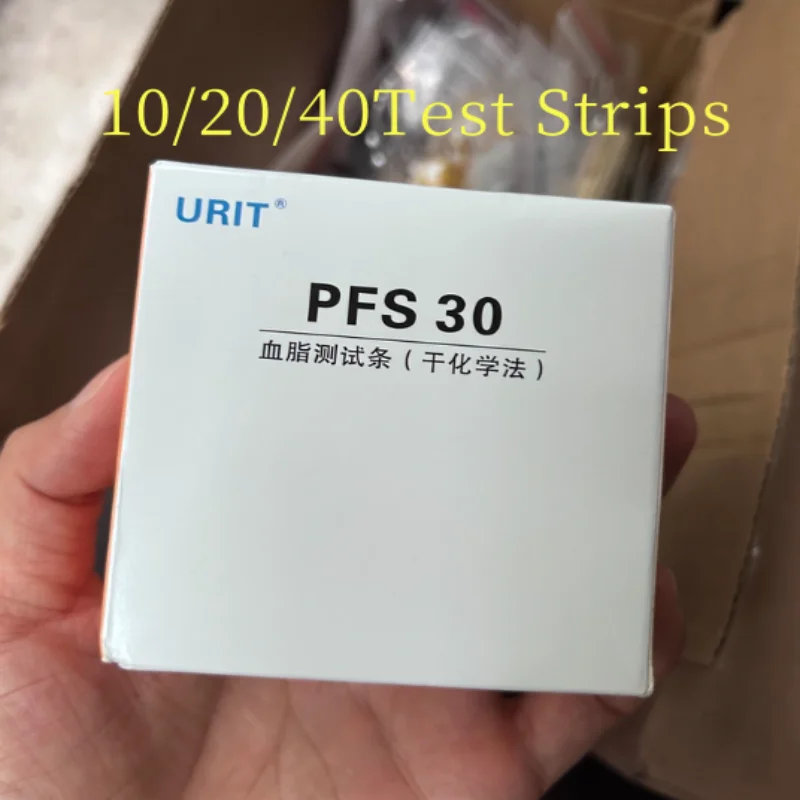 URIT PFS-30 bandelettes de Test PFS-30A 5in1 analyseur de lipides 10/20/40 bandelettes de Test ménage instrument de Test des lipides sanguins Test