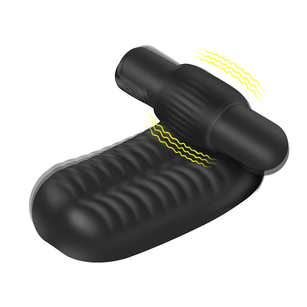 10 frequency Finger Sleeve Vibrators For Women Clitoris Stimulator Vaginal Licks Anal Plug Female Masturbator Sex Toys Couples