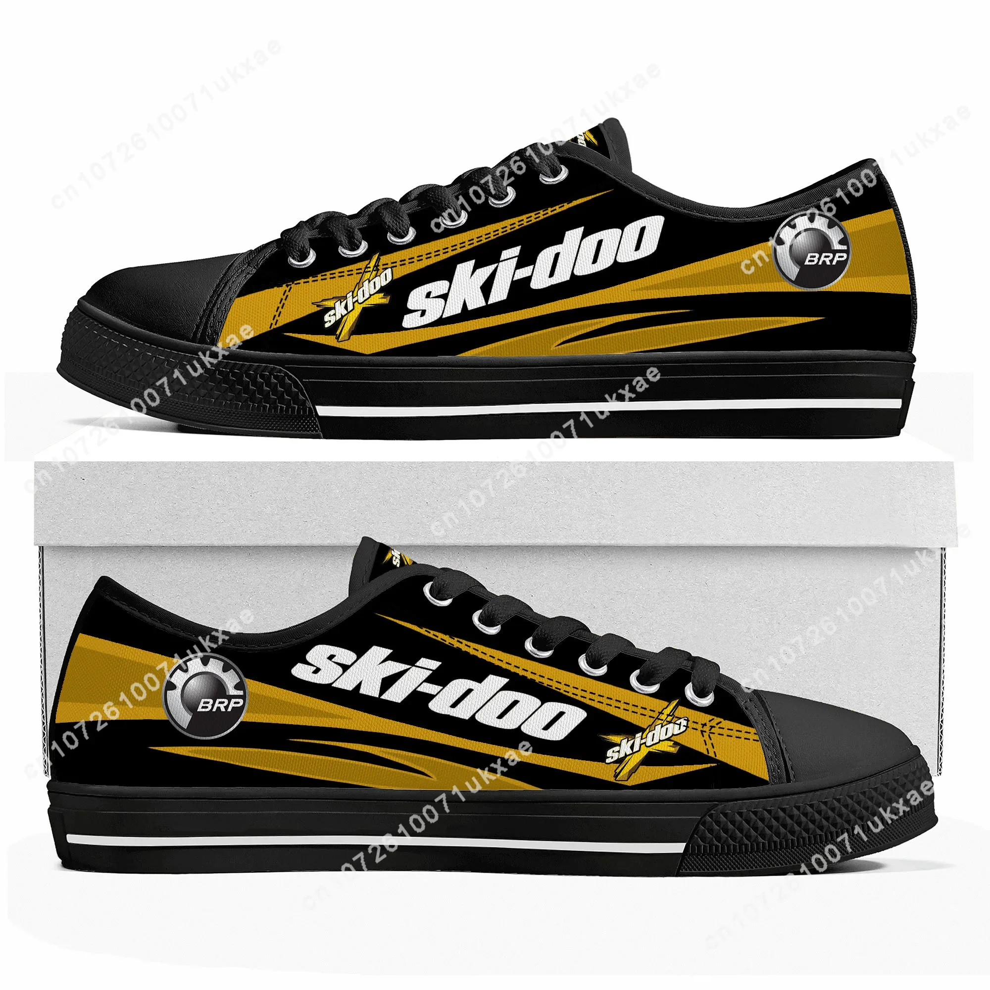 Ski-doo Shoes Low Top Sneakers Mens Womens Teenager High Quality Canvas Sneaker couple Casual Shoes Custom Made DIY Shoe
