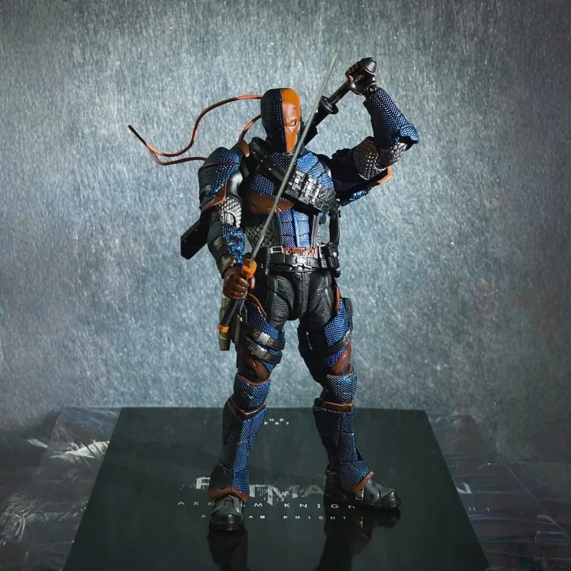 Deathstroke Arkham Knight 1/12 Scale Action Figure - High Articulation Collectible Toy Model DC002 by LPZZ Gift for Collectors