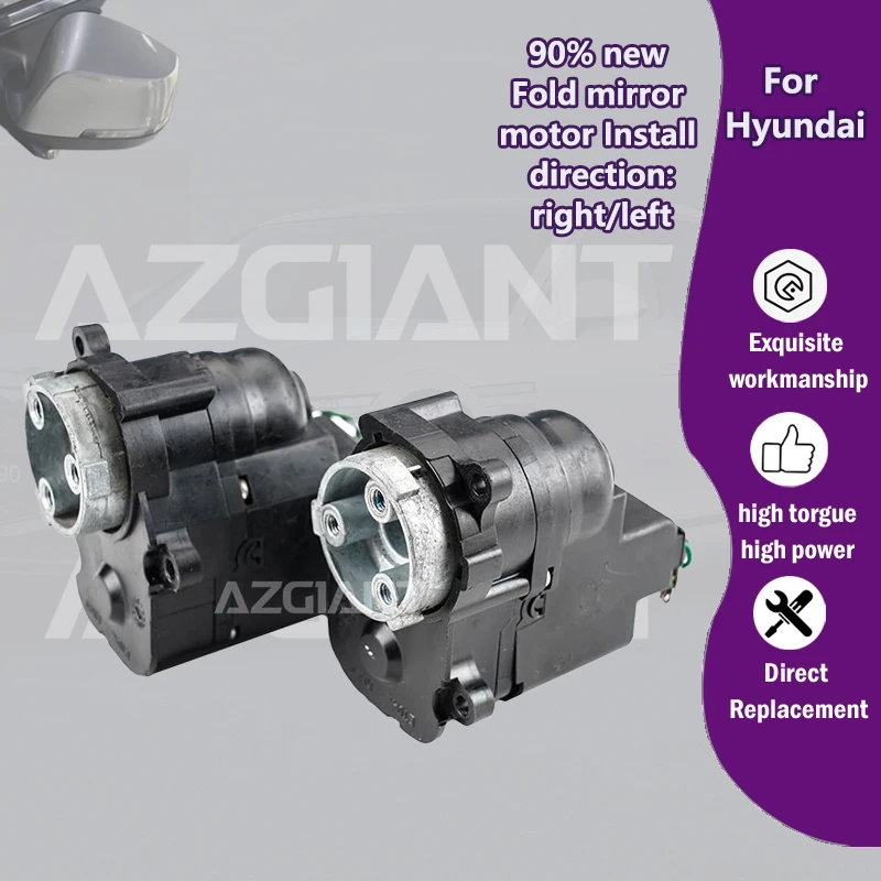 

AZGIANT For Hyundai Sonata 9 PHEV /ix45/ix35/Veloster/Santa Fe XL Car Electric Rear View Reversing Mirror Folding Control motor
