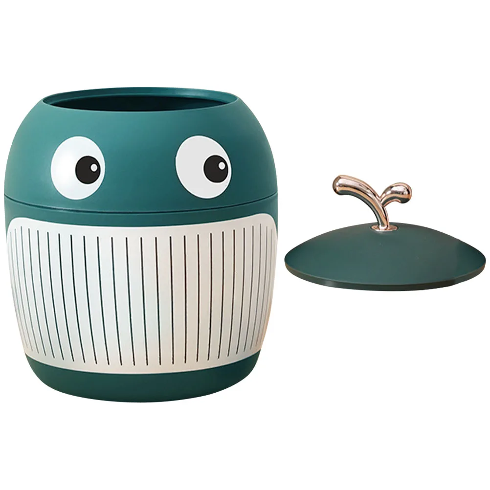 

Stylish Mini Trash Can Desktop Garbage Bin Compact Small Wastebasket For Bathroom Bedroom Office Countertop Space Saving Tiny