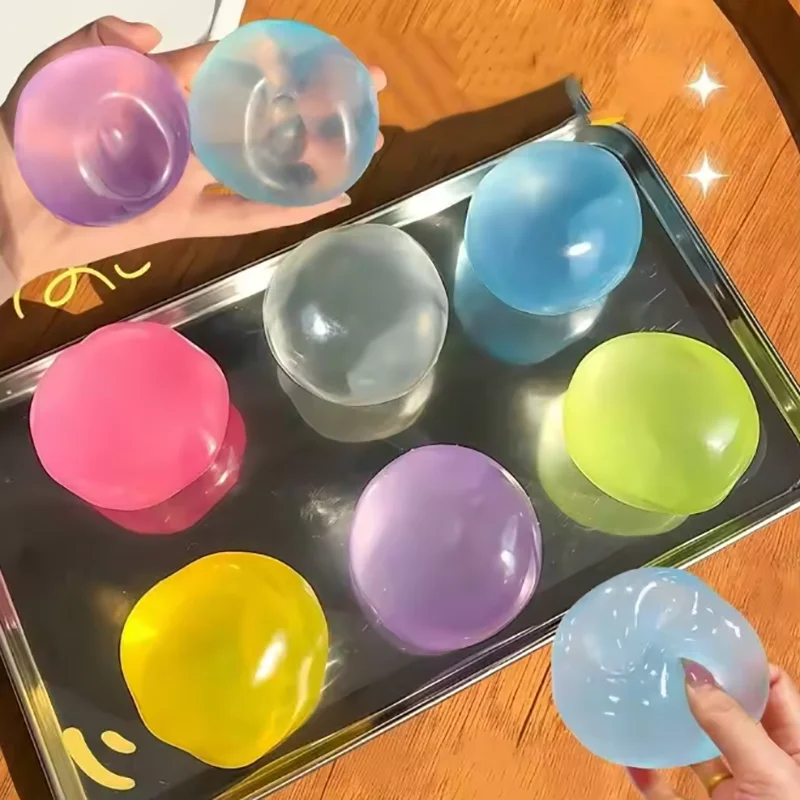 Soft And Squeezable Coconut Oil Handmade Squeezing Ball Fidget Toy for Anxiety Relief Easter Stress Relief Hand Toy