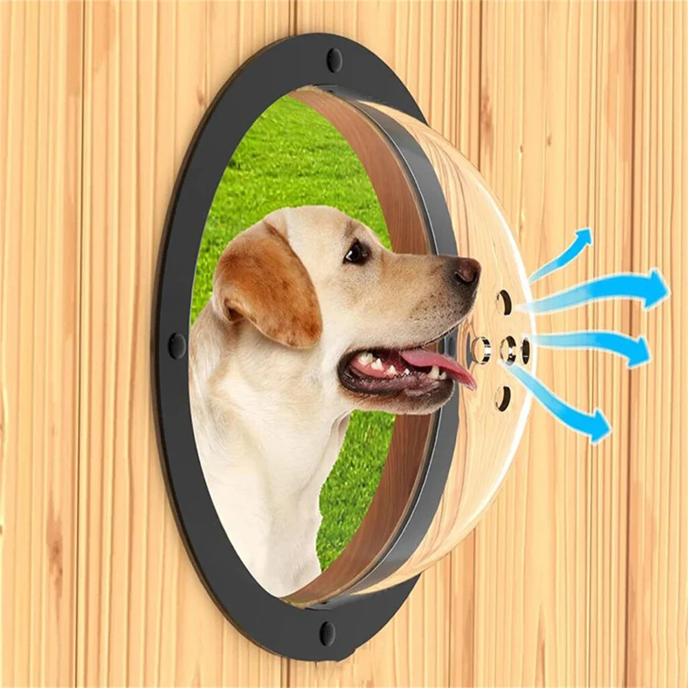 

Acrylic Clear View Dome Bubble Window for Dogs Cats Pet Safe Ventilation Peek Window With Secure Mounting Dog Fences Supplies